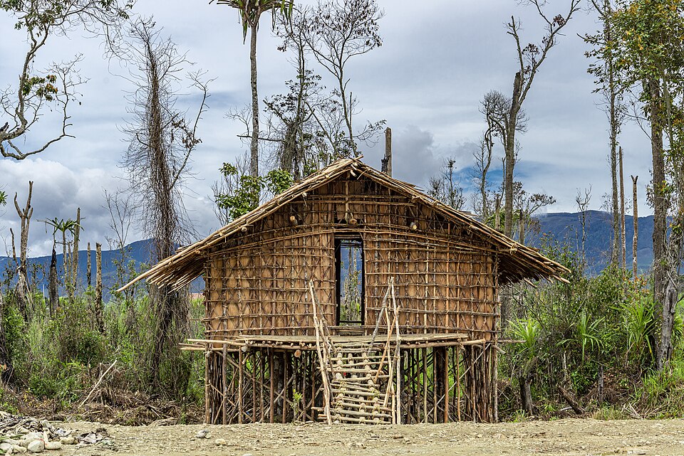 Rumah Kaki Seribu (Mod Aki Aksa), rumah adat masyarakat Arfak.