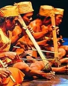 Tutuba dari Sulawesi; sumber mengaitkannya dengan Suku To Wana, Sulawesi Utara