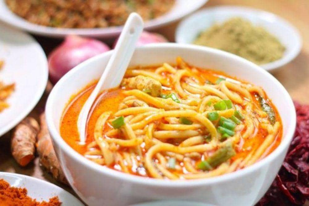 Mie Gomak. Kredit gambar pada laman Popmama: Masakapaharini.com.
